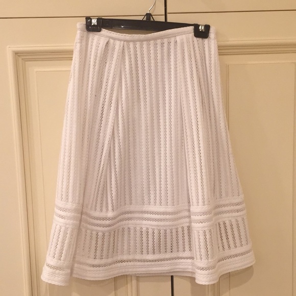 H&M white lace midi skirt - Picture 2 of 4